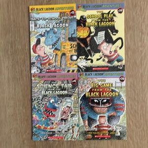 Set of 4 Black Lagoon Adventures Kids Books
